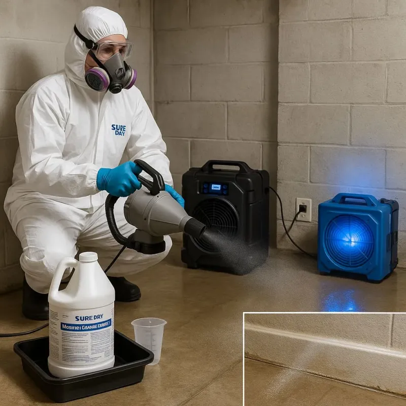 Sanitization and Odor Removal process in Camden, OH